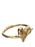 UNOde50 Chunky Molten Heart Bracelet gold L, imported from the UK