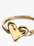 UNOde50 Chunky Molten Heart Bracelet gold L, imported from the UK
