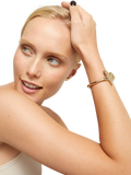 UNOde50 Chunky Molten Heart Bracelet gold L, imported from the UK