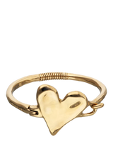 John Lewis UNOde50 Chunky Molten Heart Bracelet Gold M- Buy online at McGrocer