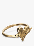 UNOde50 chunky heart bracelet gold size M (British brand)
