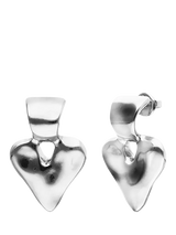 John Lewis UNOde50 Molten Heart Stud Earrings- Buy online at McGrocer