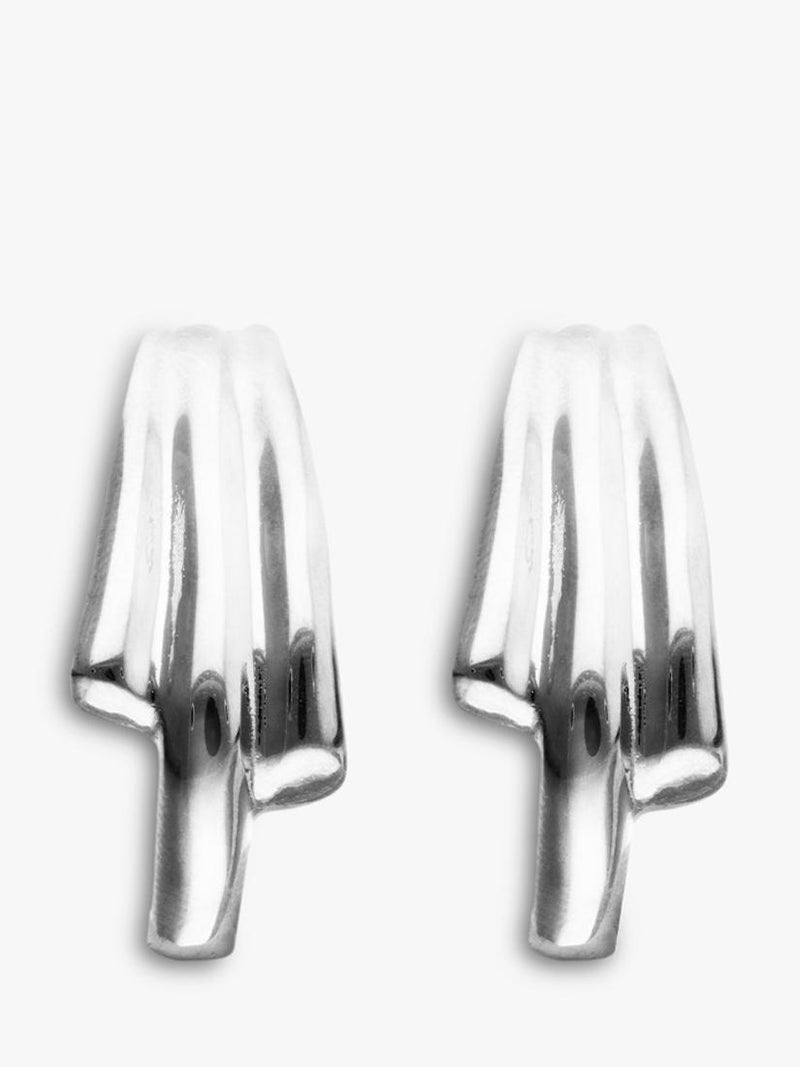 UNOde50 elongated stud earrings 3cm - British product