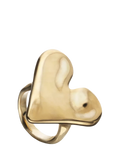 UNOde50 handmade gold cocktail ring, UK version