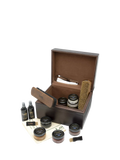 Loake large dark brown luxury valet box, UK version