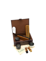 John Lewis Loake Small Luxury Valet Box, Dark Brown- Buy online at McGrocer