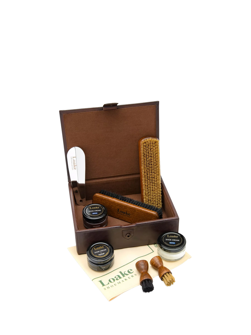 Loake Small Luxury Valet Box Dark Brown - British product