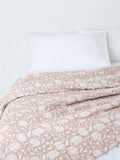 John Lewis Halley quilted bedspread pink 220 x 220 cm - British product