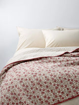 John Lewis John Lewis Leafield Quilted Bedspread Pink Clay- Buy online at McGrocer