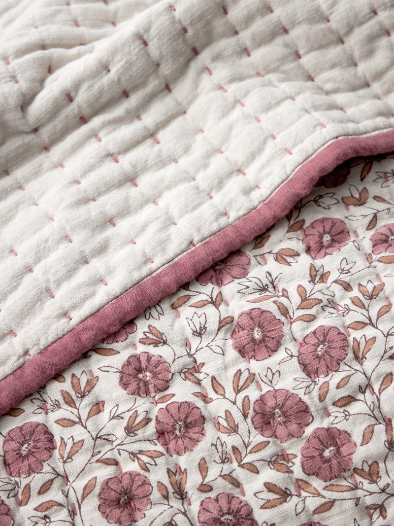 John Lewis bedspread Pink Clay king size imported from the UK
