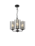 Där Daylin three-arm pendant light black, imported from the UK