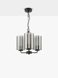 Där Daylin three-arm pendant light black, imported from the UK