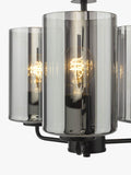 Där Daylin three-arm pendant light black, imported from the UK