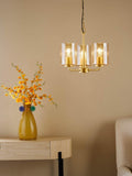 Där Daylin gold three-arm pendant ceiling light (British brand)