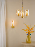 Där Daylin gold three-arm pendant ceiling light (British brand)