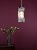 Där Loire pendant ceiling light brass clear - British product