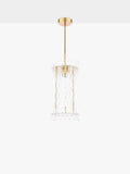 Där Loire pendant ceiling light brass clear - British product
