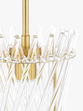 Där Loire pendant ceiling light brass clear - British product