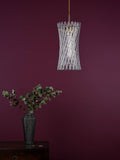 Där Loire pendant ceiling light brass clear - British product