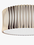 Där Netra 3 light flush ceiling light satin bronze, UK version