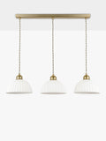 Laura Ashley Durford pendant light antique brass, UK version