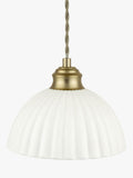 Laura Ashley Durford pendant light antique brass, UK version