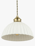Laura Ashley Durford pendant light antique brass, UK version