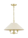 Laura Ashley Harland pendant ceiling light 40cm antique brass (British brand)