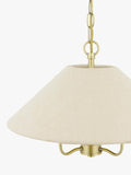 Laura Ashley Harland pendant ceiling light 40cm antique brass (British brand)