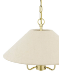Laura Ashley Harland pendant ceiling light 40cm antique brass (British brand)