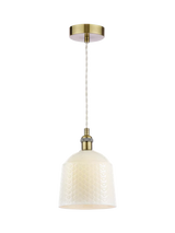John Lewis Laura Ashley Porcelain Pendant Ceiling Light, Set of 2, Cream- Buy online at McGrocer