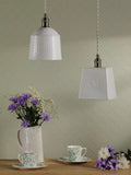 Laura Ashley porcelain pendant ceiling light set of 2 cream, UK version