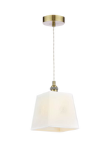 John Lewis Laura Ashley Square Porcelain Pendant Ceiling Light Set of 2 Cream- Buy online at McGrocer