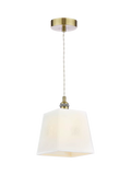 Laura Ashley square porcelain pendant ceiling light cream (British brand)