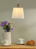 Laura Ashley square porcelain pendant ceiling light cream (British brand)