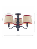 Joules Harewood semi flush ceiling light navy blue - British product