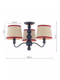 Joules Harewood semi flush ceiling light navy blue - British product