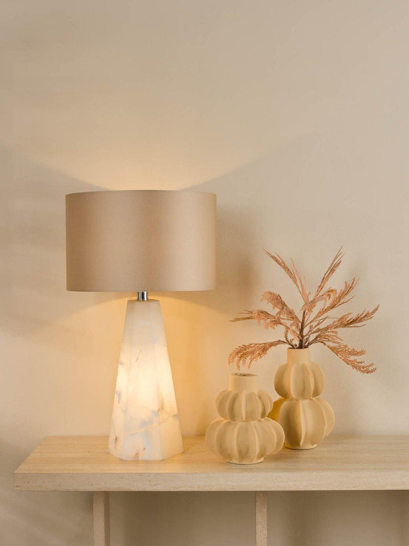 Där Paget alabaster lamp base - British product