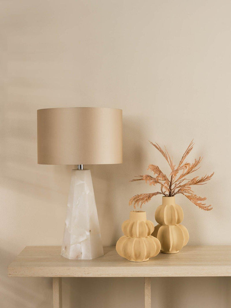 Där Paget alabaster lamp base - British product