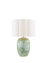 John Lewis Laura Ashley Pashley Ceramic Base Table Lamp, Green- Buy online at McGrocer