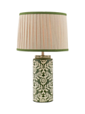 Joules Highclere glazed ceramic table lamp floral - British product