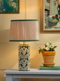 Joules Highclere glazed ceramic table lamp floral - British product