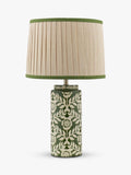 Joules Highclere glazed ceramic table lamp floral - British product