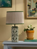 Joules Highclere glazed ceramic table lamp floral - British product