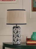 Joules Highclere table lamp navy blue (British brand)