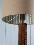 Joules Portree woven rattan table lamp natural finish, UK version