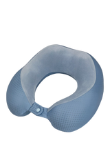 John Lewis American Tourister Memory Foam Travel Neck Pillow, Stone Blue- Buy online at McGrocer
