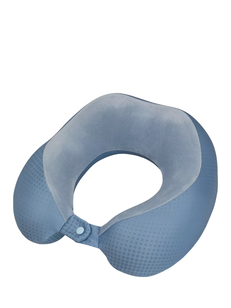 American Tourister memory foam travel neck pillow stone blue (British brand)