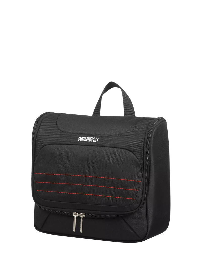 American Tourister Bombay Beach black toiletry pouch, UK version