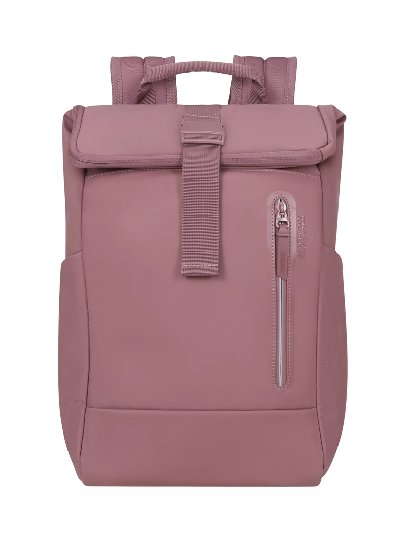 American Tourister roll top backpack mauve 22.5L, imported from the UK